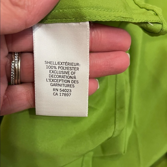 Banana Republic Bright Green Crochet Yoke Tank - Picture 8 of 8